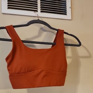 Gymshark Vibrant Orange Top Small NWOT